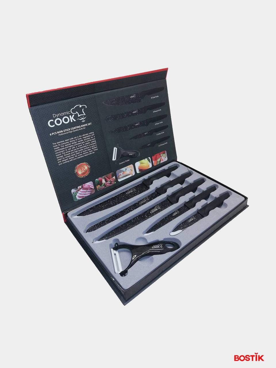 Набор кухонных ножей Dynamic Cook 6 предметов KF-18010