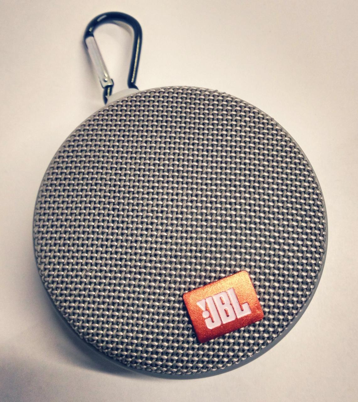 Портативная колонка JBL Clip2 Высококачественная Копия (серая)
