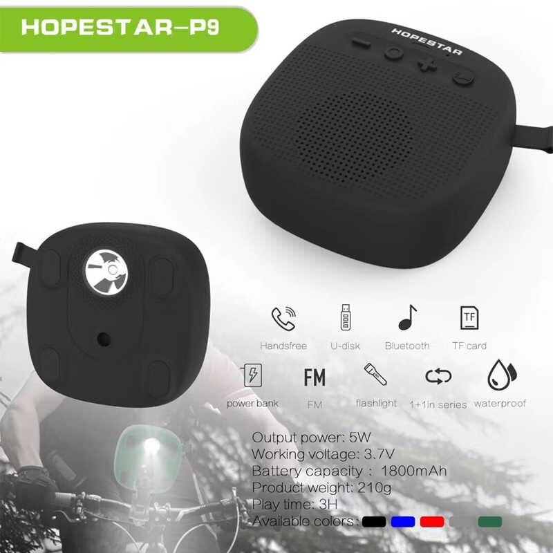 Колонка Hopestar P-9 Bluetooth  для ВЕЛОСИПЕДА+ФОНАРИК, фото 1