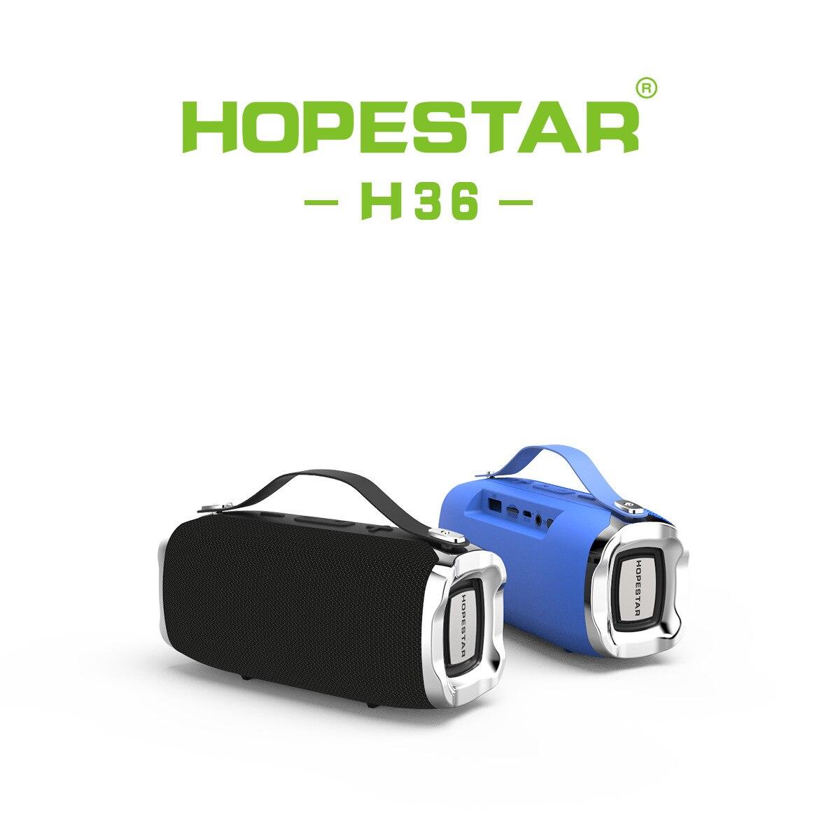 Портативная стерео колонка Hopestar H36 (Bluetooth, TWS, MP3, AUX, Mic)