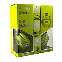 НАУШНИКИ BLUETOOTH KARLER 360 ПОЛНОРАЗМЕРНЫЕ (Зеленые)