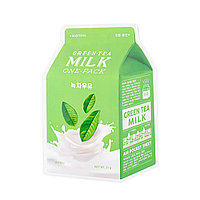 Тканевая маска для лица APIEU Green Tea Milk One-Pack