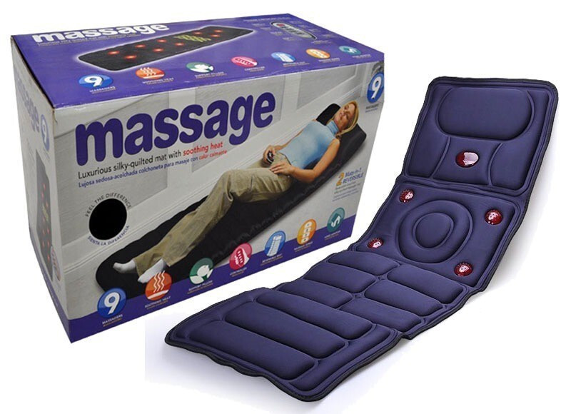 Массажный матрас (массажная кровать) 9 режимов, с функцией подогрева Massage luxurious silky-quilted, фото 1