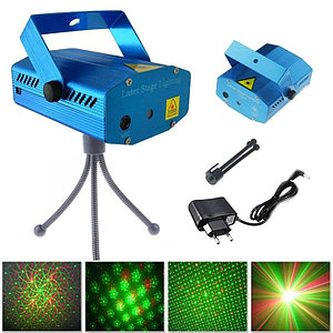 Галографический лазер Mini - Лазерный мини проектор Mini Laser Stage Laser Lighting
