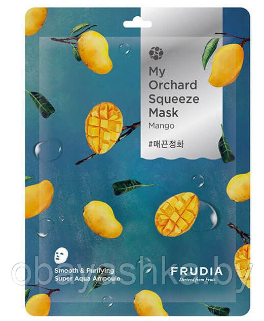 Смягчающая маска Frudia с манго My Orchard Squeeze Mask Mango - фото 1 - id-p139864403