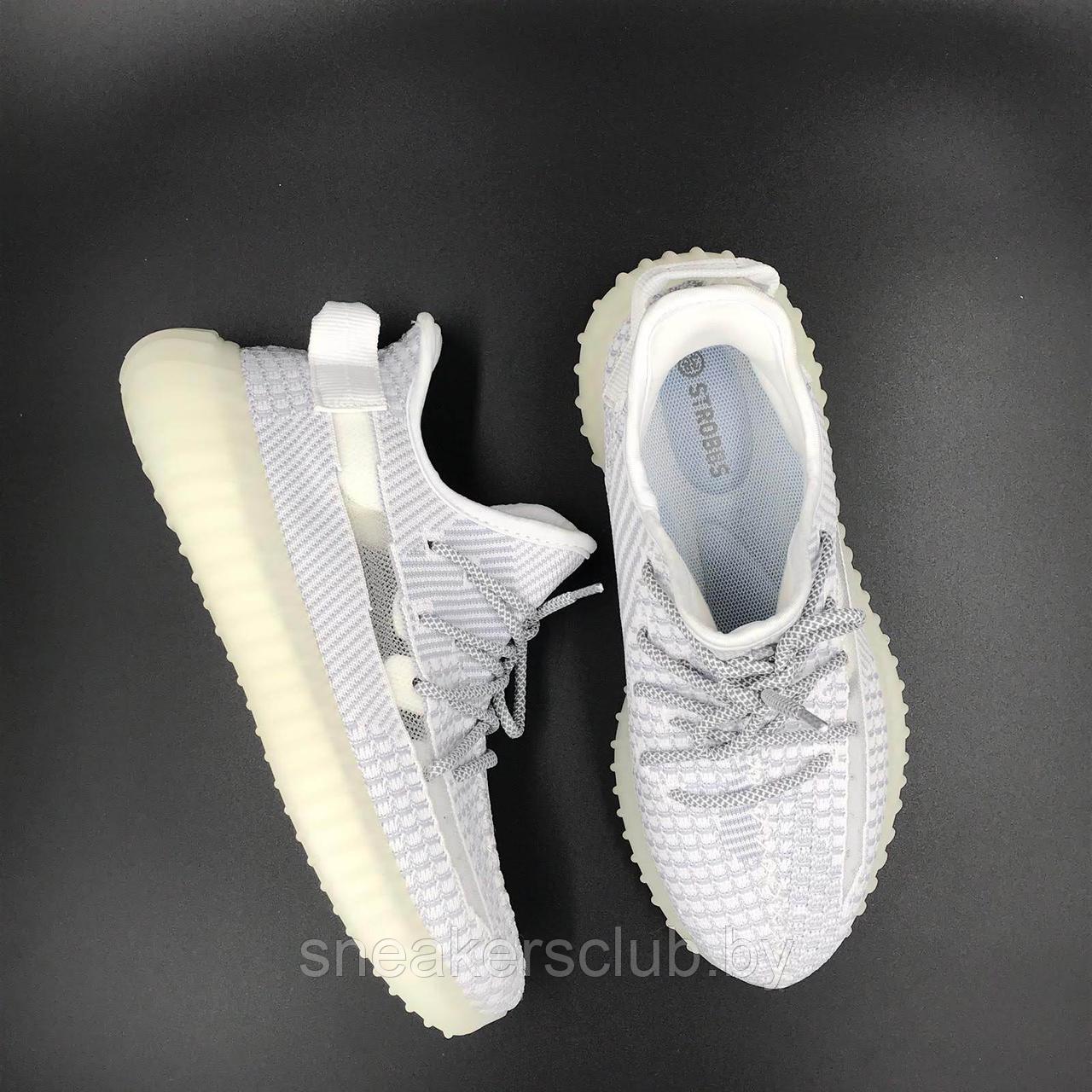 Кроссовки Strobbs белые женские летние сетка yeezy 350