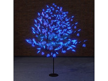 Светодиодное дерево  "Клён" высота  2,1м, диаметр кроны 1,8м, IP 65.Синий