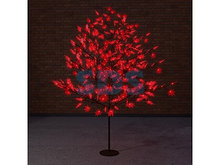 Светодиодное дерево  "Клён" высота  2,1м, диаметр кроны 1,8м, IP 65.Красный