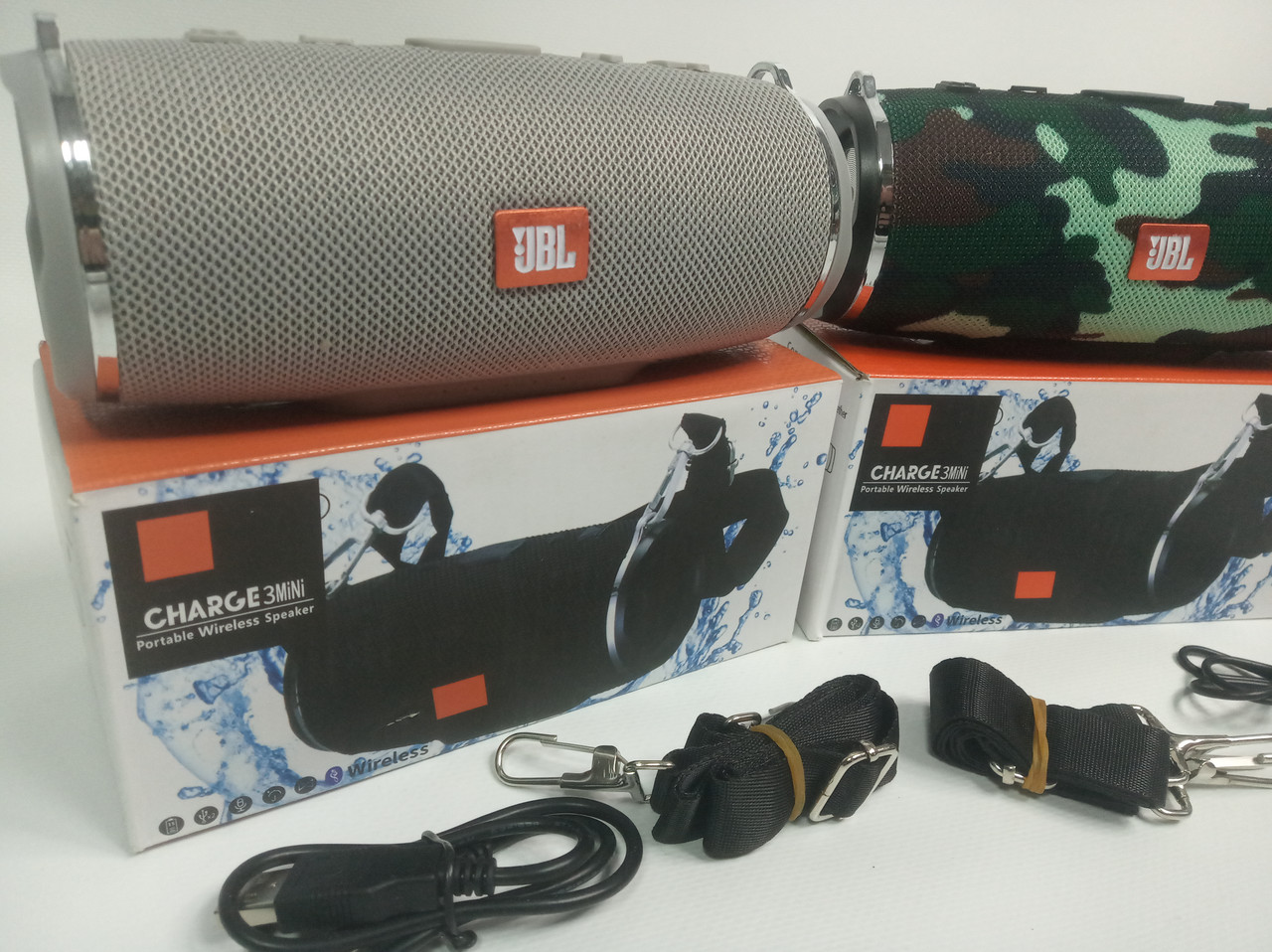 Портативная колонка JBL Charge 3 MINI + в дизайне (копия) - фото 3 - id-p78699697