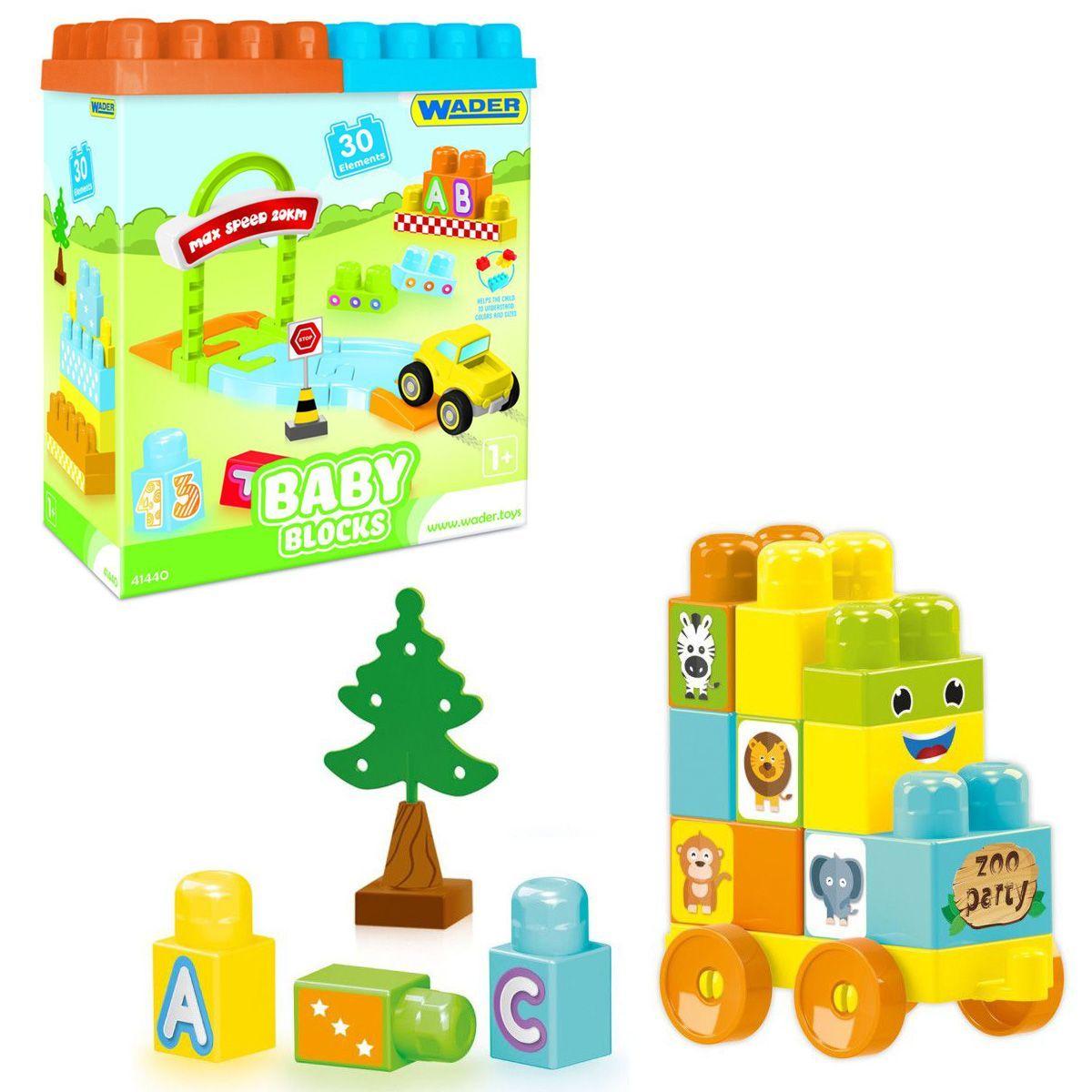 Конструктор Мои первые кубики Baby Bloks 30 элементов