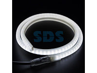 Гибкий Неон LED SMD 12х12 мм, форма - D, белый, 120 LED/м, бухта 100м.