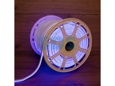 Гибкий неон LED SMD 8х16 мм, двухсторонний, синий, 120 LED/м, бухта 100 м - фото 1 - id-p139869389