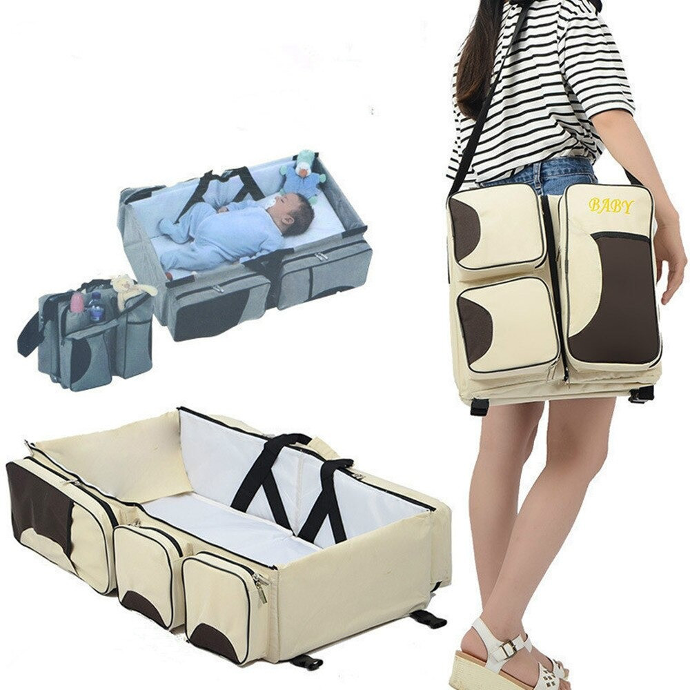 Детская сумка кровать Baby Travel Bed and Bag от 0 до 12 мес. (Складная дорожная люлька переноска)