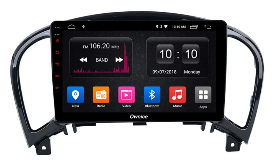 Штатная магнитола Nissan Juke I 2010-2019 Canbox на Android 10 (4G-SIM, 4/64, DSP, QLed) - фото 2 - id-p93366359