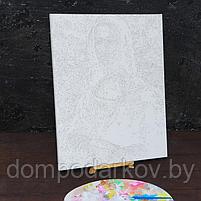 Картина по номерам на холсте с подрамником «Мона Лиза» Леонардо да Винчи 40х50 см, фото 3
