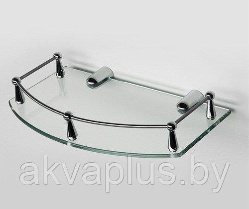 Полка WasserKRAFT стеклянная K-588 прозрачное стекло - фото 1 - id-p49455211