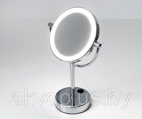 Зеркало косметическое WasserKRAFT K-1005 с подсветкой - фото 1 - id-p49455244