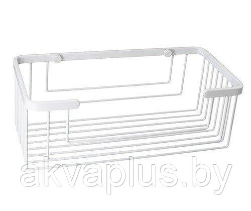 Полка WasserKRAFT металлическая прямая белая K-711 white