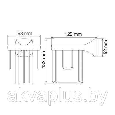 Держатель освежителя Wasser Kraft WERN К-2545 - фото 2 - id-p49455506