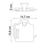 Держатель т/ бумаги с крышкой WasserKraft Wern K-2525, фото 2