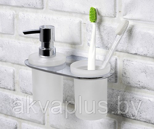 Держатель стакана и дозатора Wasser Kraft Kammel K-8389 - фото 3 - id-p139873579