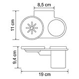 Держатель стакана и мыльницы Wasser Kraft Kammel K-8326, фото 2