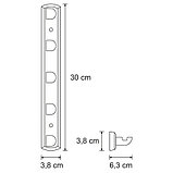 Кронштейн настенный 5 крючков Wasser Kraft Kammel K-8375, фото 2