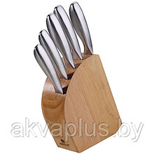 Набор ножей KINGHoff  KH-1152  6 предметов нержавейка (веер дерево)