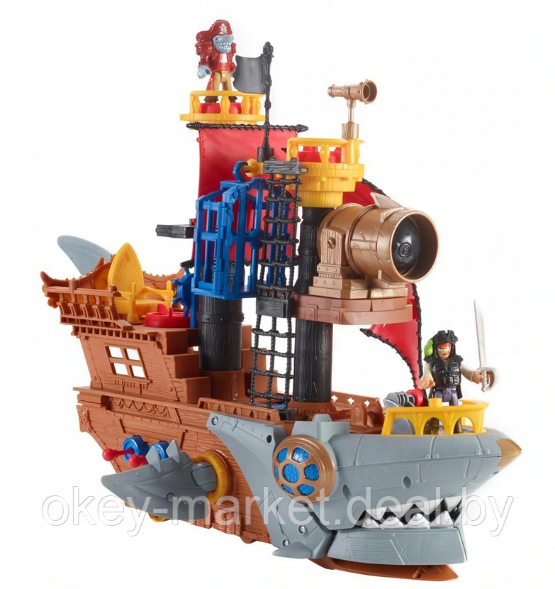 Набор игровой Imaginext Пиратский корабль Акула DHH61 - фото 5 - id-p139881853