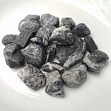 Мраморный щебень чёрный галтованный декоративный 10-20 мм, фото 3