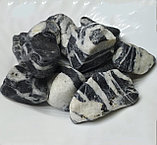 Чёрная мраморная крошка, щебень декоративный 40-70 мм, фото 5