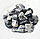 Черный мраморный щебень декоративный галтованный 10-20 мм, фото 3