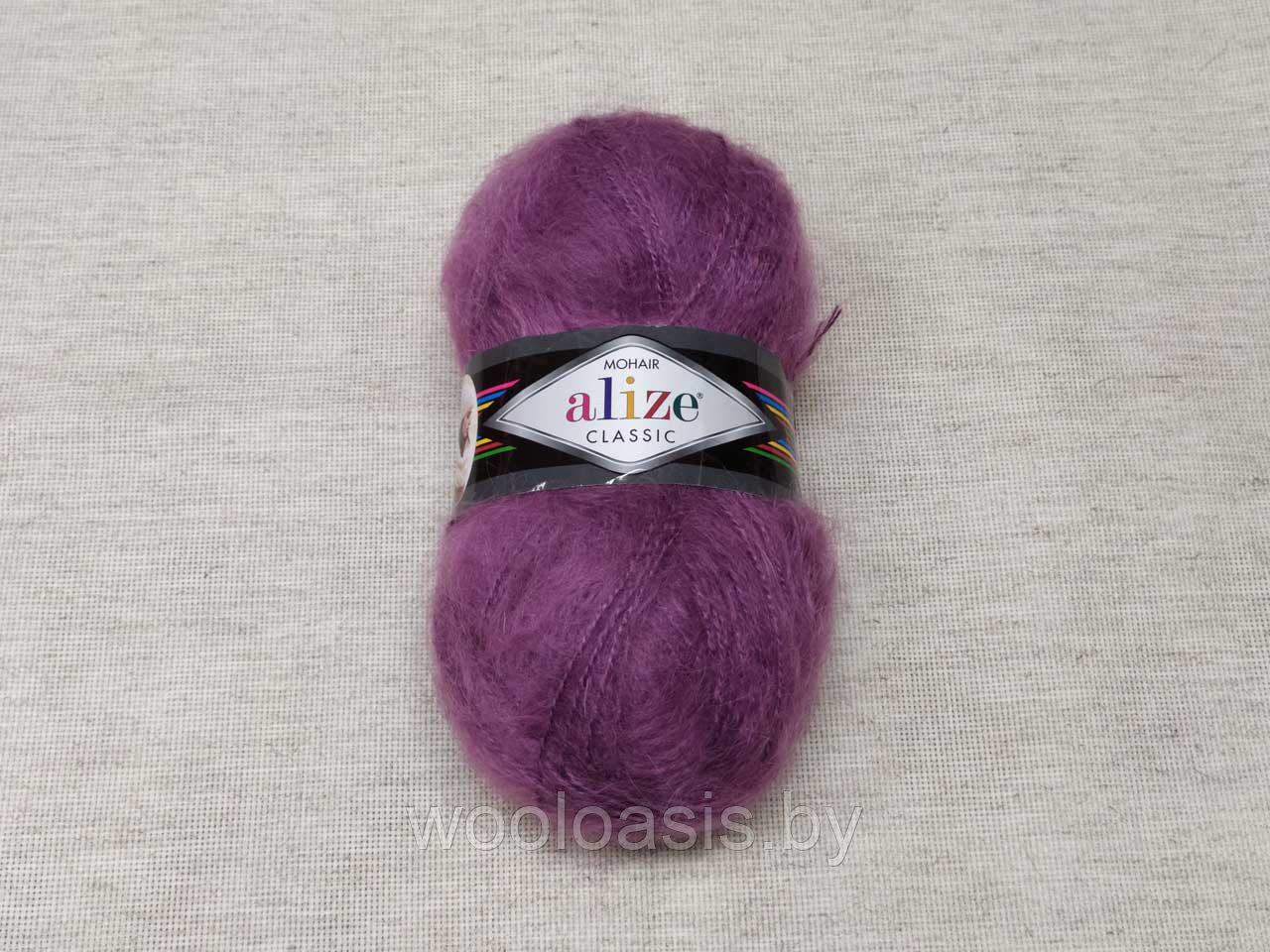 Пряжа Alize Mohair Classic, Ализе Мохер Классик, турецкая, полушерстяная с акрилом, моток: 100г, 200м. (цвет 169) - фото 1 - id-p139888814