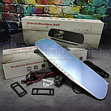 Видеорегистратор - зеркало заднего вида Vehicle Blackbox DVR в стальном корпусе (с датчиком движения, камерой, фото 7