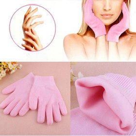 Увлажняющие силиконовые гель-перчатки для маникюра ECHO Moisturising Gel Gloves (код.9-4167) "0157"