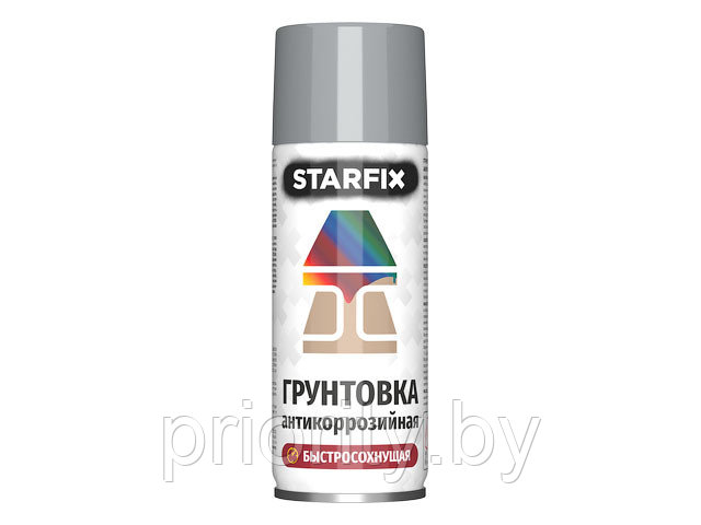 Грунтовка антикоррозийная серый STARFIX 520мл (7040) (Серое окно) - фото 1 - id-p139890592