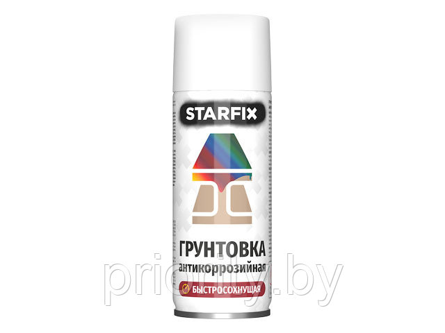 Грунтовка антикоррозийная белый STARFIX 520мл (9003) (Сигнальный белый)