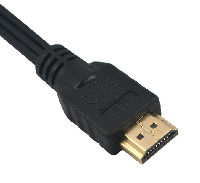 Кабель - переходник HDMI - 3x RCA (AV белый-красный-желтый), 1,5 метра 555046 - фото 2 - id-p138001951
