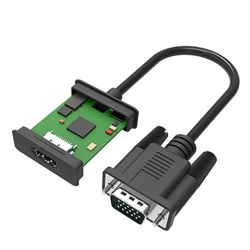 Адаптер - переходник VGA - HDMI PRO PLUS, черный 555534 - фото 2 - id-p138002000