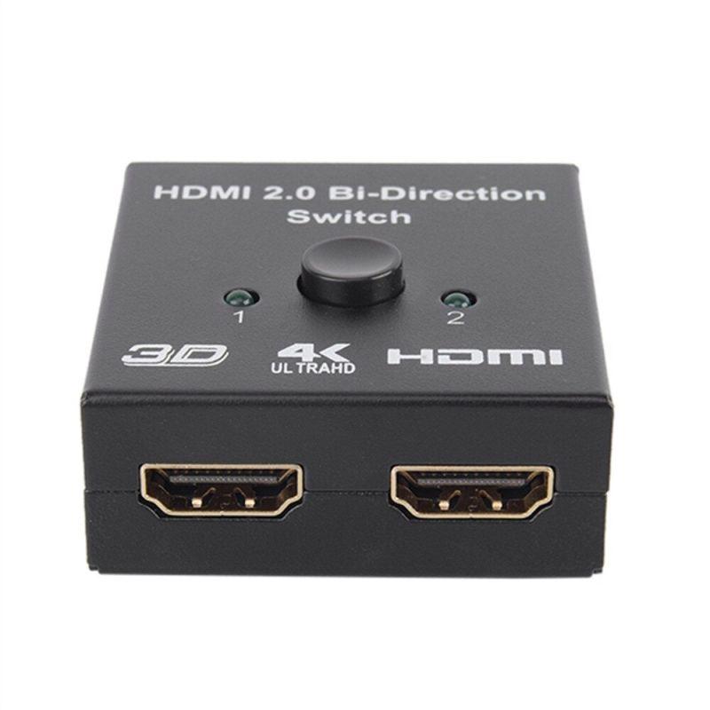 Адаптер - свитч - сплиттер 2in1 HDMI 2.0, 4K 3D, пассивный, черный 555568 - фото 5 - id-p138002053