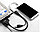 Адаптер - переходник - кабель SATA - 2x USB2.0 для жесткого диска SSD/HDD 2.5″/3.5″ с разъемом питания, черный, фото 3