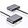 Адаптер - переходник USB3.1 Type-C - HDMI - VGA - USB3.0 - USB3.1 Type-C, серый 555695, фото 2