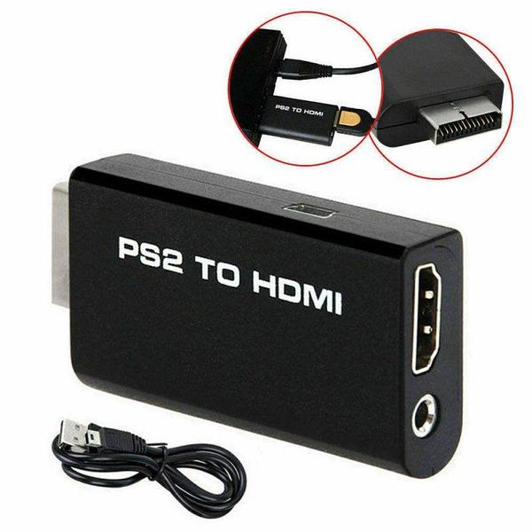 Адаптер - переходник PS2 - HDMI + jack 3.5mm (AUX), черный 555716: продажа,  цена в Минске. Кабели для электроники от "GUTZON.BY онлайн магазин полезных  товаров" - 138002219