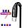 Зарядный USB дата кабель USLION Type-C для быстрой зарядки, 3.0A, 1м, черный 555123, фото 5