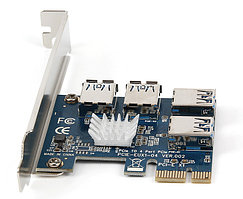 Плата расширения портов PCI-E на 4х USB3.0, ver.002 555809