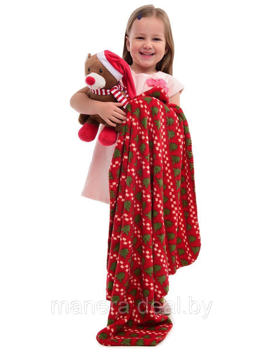 Мягкая игрушка с пледом Новогодний медвежонок товары для малышей - фото 2 - id-p139954445
