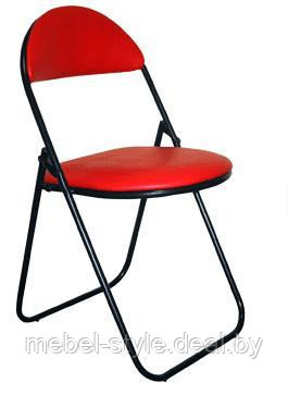 Складной стул ГОЛЬФ черный для посетителей и дома, (GOLF black кож/зам V) - фото 2 - id-p10846650