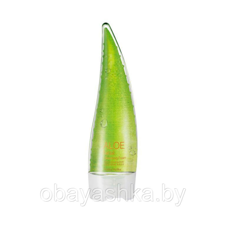 Очищающая пенка для умывания Holika Holika Aloe Facial Cleansing Foam 150 мл - фото 1 - id-p139956736