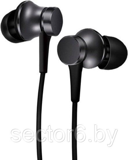 Наушники Xiaomi Mi In-Ear Headphones Basic HSEJ03JY (черный) - фото 1 - id-p139962814