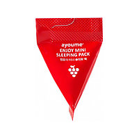 Антивозрастная ночная маска с экстрактом красного вина для лица AYOUME Enjoy Mini Sleeping Pack (3гр)